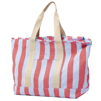 2025 femmes été Vibes sac fourre-tout prix pas cher fermeture à glissière conception rayée pour les voyages à la plage ou un usage quotidien excellente idée cadeau