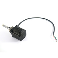Motor Stepper Hibrida Lichuan Nema34 dan Sekrup Utama SFU1204 Ballscrew Motor Stepper 4.5Nm-12Nm 100mm-150mm