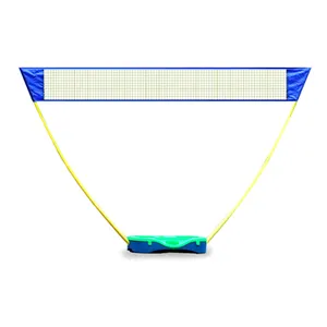 Op Maat Gemaakte Draagbare Badmintonnet En Mini Training Tennis Net Stand Badminton Net Pole Base