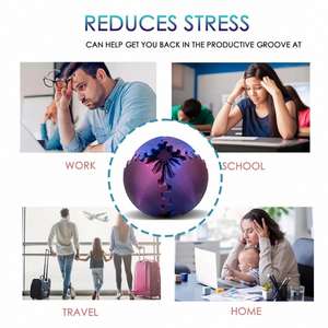 Balle tournante à engrenages imprimée en 3D, Cube Fidget GearSphere, Jouet de bureau anti-stress et relaxant, Jouet interactif pour enfants et adultes, Cadeau - Product Image 6