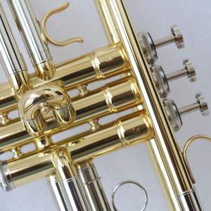 Trompeta <span class=keywords><strong>de</strong></span> Alta Calidad en Si Bemol <span class=keywords><strong>de</strong></span> Instrumentos <span class=keywords><strong>de</strong></span> Viento Metal con Estuche - Product Image 4