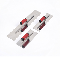 Outils à main robustes Uirlisi Coincréite en acier inoxydable pour le collage de plaques de plâtre, truelles flexibles pour plâtre, poignée TPR, outils pour béton