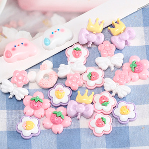 จี้เรซิ่นรูปเมฆน่ารัก สำหรับงาน DIY ตกแต่งงานฝีมือ อุปกรณ์เสริมทำมือ ของตกแต่งขนาดเล็กทำจากพลาสติก - Product Image 4