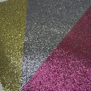 Material de PU de cuero con purpurina sintética ecológica para calzado superior, bolsa, Maleta, pasador, característica impermeable, versátil - Product Image 1