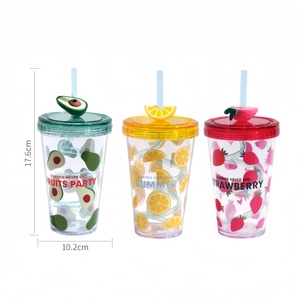 Vaso Brillante <span class=keywords><strong>de</strong></span> Una Sola Capa <span class=keywords><strong>de</strong></span> 480 ml con Tapa y Pajita para Frutas, Ideal para Botellas <span class=keywords><strong>de</strong></span> Agua en Campamentos y Aventuras al Aire Libre, Éxito <span class=keywords><strong>de</strong></span> Ventas en TikTok - Product Image 6