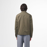 Vestes légères à fermeture éclair intégrale pour homme, coupe classique, avec deux poches poitrine, nouveau design