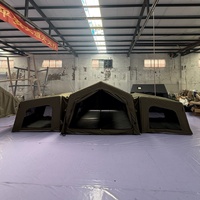 Carpa Inflable Familiar Grande de PVC para Acampar, para 6-8 Personas, con Techo, para Aventuras al Aire Libre, Suministro de Fábrica