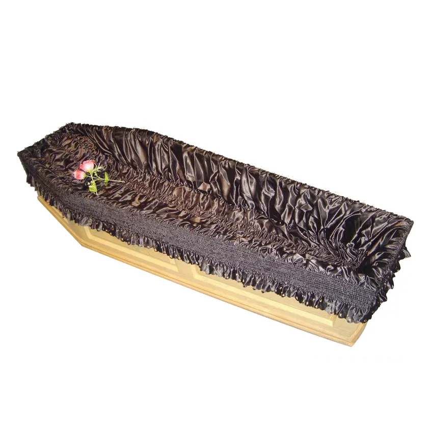 Vendedor quente requintado coffin forro fornecedor tecido de borracha