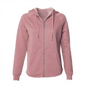 Sweat à capuche unisexe en molleton 100 % coton, à fermeture éclair intégrale, avec logo personnalisé, manches classiques, imprimé, séchage rapide - Product Image 3