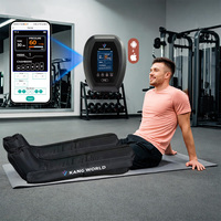 Bottes pneumatiques pour le soin des pieds avec logo personnalisé, masseur sans fil pour la relaxation complète des jambes, pour l'atténuation des œdèmes