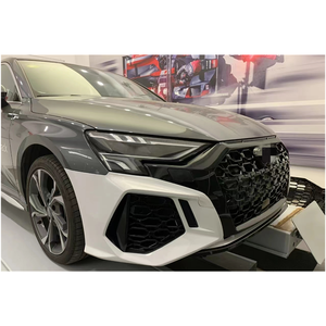 Kit de Carrocería para <span class=keywords><strong>AUDI</strong></span> A3 2021 a Buen <span class=keywords><strong>Precio</strong></span>, Mejora a <span class=keywords><strong>RS3</strong></span>, Incluye Ensamblaje de Parachoques Delantero y Trasero con Rejilla - Product Image 1
