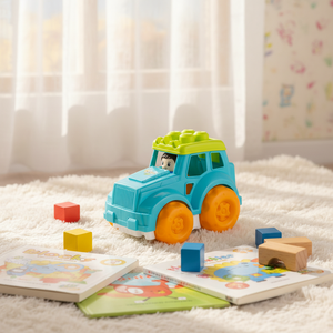 Set di 10 Grandi Blocchi da Costruzione per Bambini e Neonati, <span class=keywords><strong>Mega</strong></span> Blocchi in Plastica ABS, Giocattolo Educativo di Topsky Toys - Product Image 2