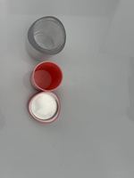 Flacon à pilules en acrylique à double paroi épaissi, emballage de luxe pour compléments alimentaires en poudre et capsules, taille personnalisée