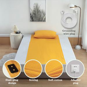 Drap plat durable anti-âge pour hôtel, hôpital, maison, brodé en fibres d'argent 400TC, pour tous les âges, soins de santé - Product Image 1
