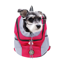 Respirant Portable Randonnée En Plein Air Chat Chien Pet Sac À Dos Transporteur