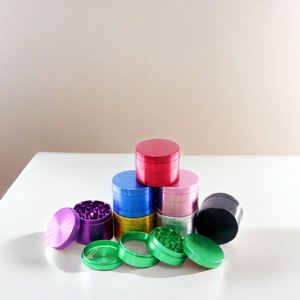 2024 Premium Green Aluminum Handle Herb <b>Grinder</b> Multifunctional <b>Tobacco</b> Spice Herb <b>Grinder</b> - Product Image 5