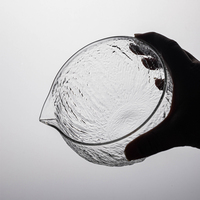Ensemble de thé Gongdao en verre borosilicate haute résistance, style Japandi, avec support de séparation pour bol à thé Kung Fu – Vente chaude