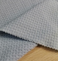 4 Way Stretch blanc large rayé poly4way tissu antibactérien tissu jacquard pour vêtements