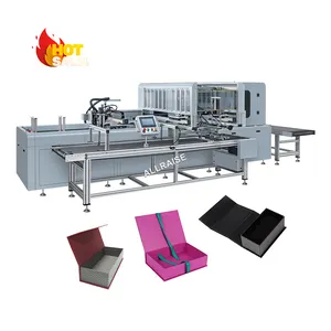 Full Automatic Integrated Luxury Packaging Boxes Assembly Machine Small Jewelry Box Forming Machine Paper Box Making Machine