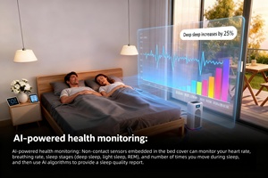 Oem 8 ngủ làm mát Nệm Topper đa chức năng sưởi ấm và làm mát Nệm bìa cho hộ gia đình sử dụng - Product Image 6