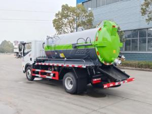 Dongfeng D6 5CBM Vacuum Truck Custom Export, Italian Jurop Vacuum Pump, Sewage Fecal Sludge Transport, China Factory Low Price - Product Image 6