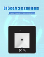 Lector de Tarjetas Mifare NFC, Lector de Códigos QR, Control de Acceso Wiegand, TCP/IP, RS485, USB