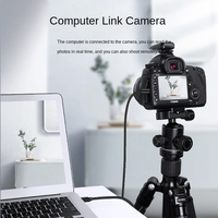 Câble adaptateur USB Type-C vers Mini USB avec gaine en nylon, charge rapide 3A, synchronisation des données, pour ordinateur portable, appareil photo numérique, boîtier de disque dur
