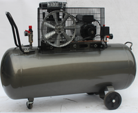 Italie Type 200L/300L/500L Compresseur d'air à piston 4HP 3KW Construction de réservoir stationnaire 2.2KW Puissance du moteur 10BAR Nouveau
