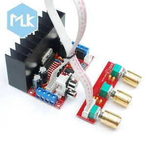 MLK - Amplificador de Potencia de Audio para Coche Clase AB de 2x30W, Doble/Cuádruple, <span class=keywords><strong>3</strong></span> Canales, Circuito de Amplificador de Potencia para Subwoofer Terminado, Chip TDA7377 IC - Product Image 1