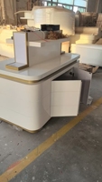 Étagères à parfums en bois, mobilier de magasin de cosmétiques, vitrine d'exposition, présentoirs, vitrine LED pour soins de la peau et cosmétiques