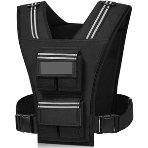Gilet lesté à bandes réfléchissantes pour l'entraînement, la musculation et le renforcement musculaire - Product Image 1