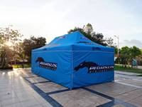 Tentes pop-up pliables imperméables de marque publicitaires prêtes pour la production Commande personnalisée Idéal pour les événements en plein air Promotion des entreprises