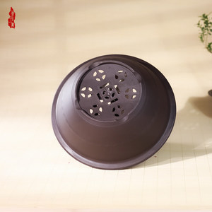 Pots à fleurs en résine imitant la céramique d'argile violette pour plantes succulentes, bougainvilliers, contrôle des racines, design épuré, usage en <span class=keywords><strong>jardin</strong></span> - Product Image 3