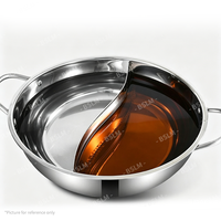 Marmite à soupe classique en acier inoxydable, double paroi, avec couvercle vertical en acier inoxydable, grande capacité, compatible induction