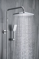 Cartouche en céramique souple de luxe de haute qualité en chrome brossé pour salle de bain