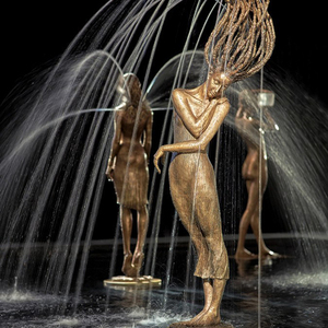 Fuente <span class=keywords><strong>de</strong></span> bronce con diseño <span class=keywords><strong>de</strong></span> mujer en el agua, <span class=keywords><strong>de</strong></span> un <span class=keywords><strong>escultor</strong></span> polaco, muy vendida, a bajo precio. - Product Image 5