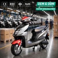 Moto électrique pour adultes de haute performance 60V 2000W, longue portée, sportive, E-Motorbike