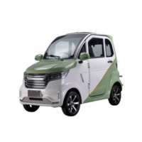 Quadricycle électrique fermé 3 places certifié UE, multi-batteries, longue portée