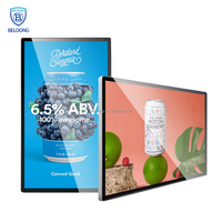 Layar Sentuh Sistem Android 24/27/32 Inci, LCD Display Iklan Dinding, Digital Signage, Layar Iklan Kecil