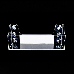 Rõ Ràng <span class=keywords><strong>Lucite</strong></span> Cooler Door Racks Acrylic <span class=keywords><strong>Display</strong></span> <span class=keywords><strong>Stand</strong></span> Biểu Tượng Tùy Chỉnh Cooler Cửa Hút Cup Đồ Uống Giá Hiển Thị Cho Đồ Uống - Product Image 2