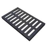 Grille de drainage extérieure en fonte écologique de haute qualité, efficace pour les routes, couvercles de tranchées durables en fonte ductile