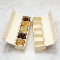 Caja de Cartón Reciclado Magnética con Logotipo en Relieve de Color Personalizado: Empaque de Papel Elegante para Regalos de Chocolate y Galletas de Ramadán