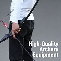 Arc à poulies en bois pour l'extérieur avec branches en fibre de verre de 40 lb, viseur réglable, équipement de tir à l'arc portable et détachable