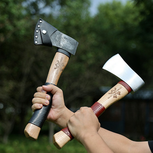 Hache de chasse multifonctionnelle OEM Vast State avec manche <span class=keywords><strong>en</strong></span> bois, hache de camping pour la <span class=keywords><strong>survie</strong></span> <span class=keywords><strong>en</strong></span> extérieur, hachette de <span class=keywords><strong>bushcraft</strong></span>, équipement de <span class=keywords><strong>survie</strong></span> - Product Image 5