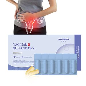 Supositorio Vaginal de Ácido Hialurónico de Marca Privada, Cuidado Íntimo Diario, Supositorio Femenino para Reafirmar la Vagina, con pH Equilibrado - Product Image 1
