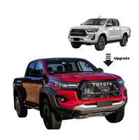 Pour HILUX ROCCO 2023 GR SPORT Modification Comprend Pare-chocs avant et arrière + calandre + sourcil de roue + phare + Kits de carrosserie feu arrière