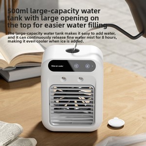 Ventilateur brumisateur USB portable en ABS pour la maison, rafraîchisseur de bureau mobile humidifiant pour dortoir - Product Image 3