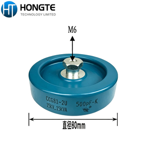 ตัวเก็บประจุเซรามิกความถี่สูงแรงดันสูง HT Hot Seller CCG81-1U2U3U4U5U 300PF500PF1000PF1500P2000PF 10/12/15/18~200KVA - Product Image 5