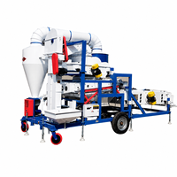 Machine de nettoyage de tamis de maïs de grain de ferme bon marché machine de nettoyage de graine de grain de riz grande machine de tri de grain au Nigeria