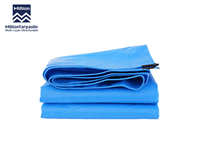 Bâche de camion légère imperméable MILLION 70 g/m² en rouleau, bleue, résistante aux UV, en tissu enduit de PE, bâche PE, couverture imperméable